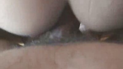 Kuce ar seksīgu apaļu dupsi apsēžas uz cieta pena un lec